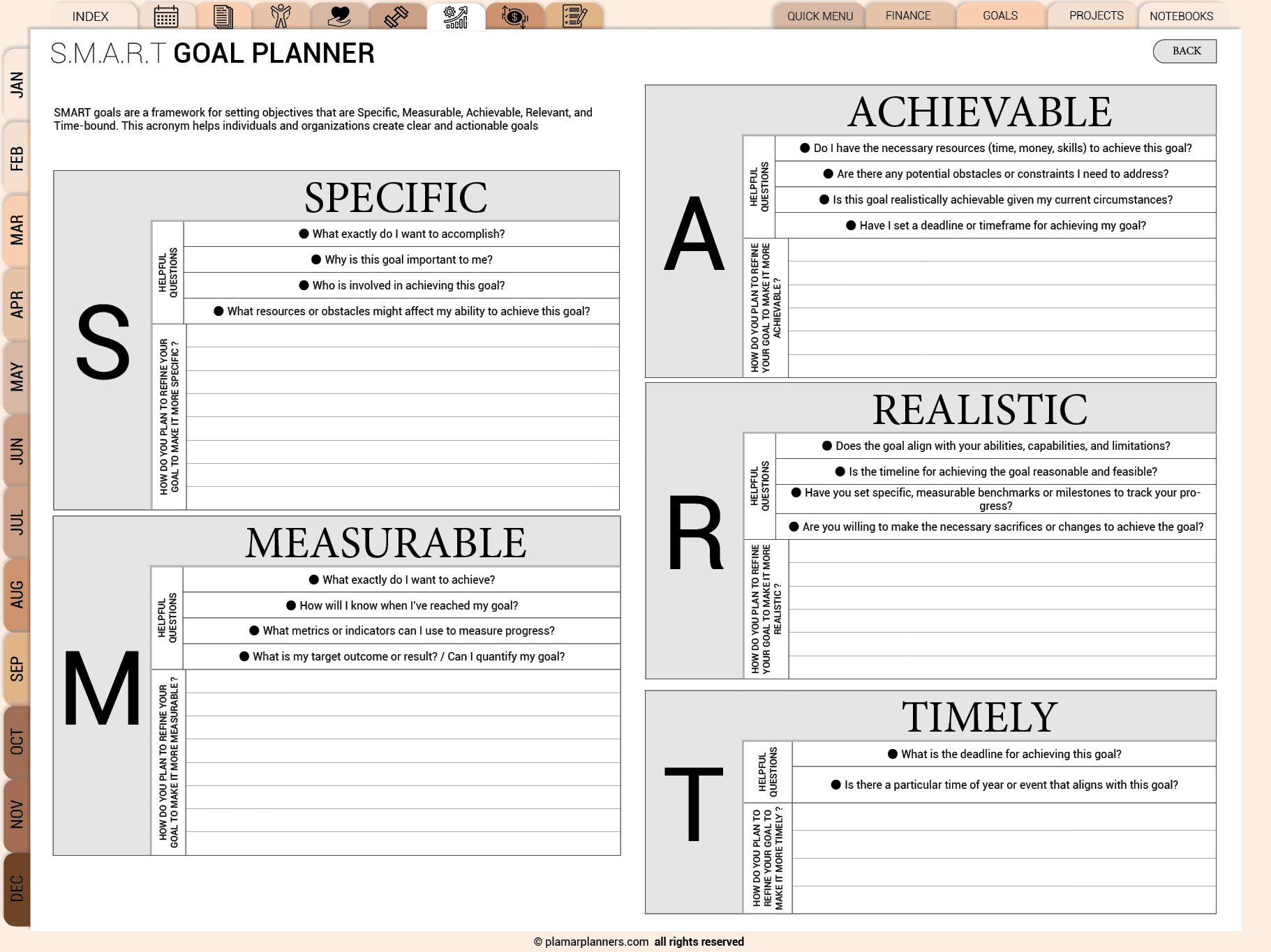 All Ine One Digital Planner