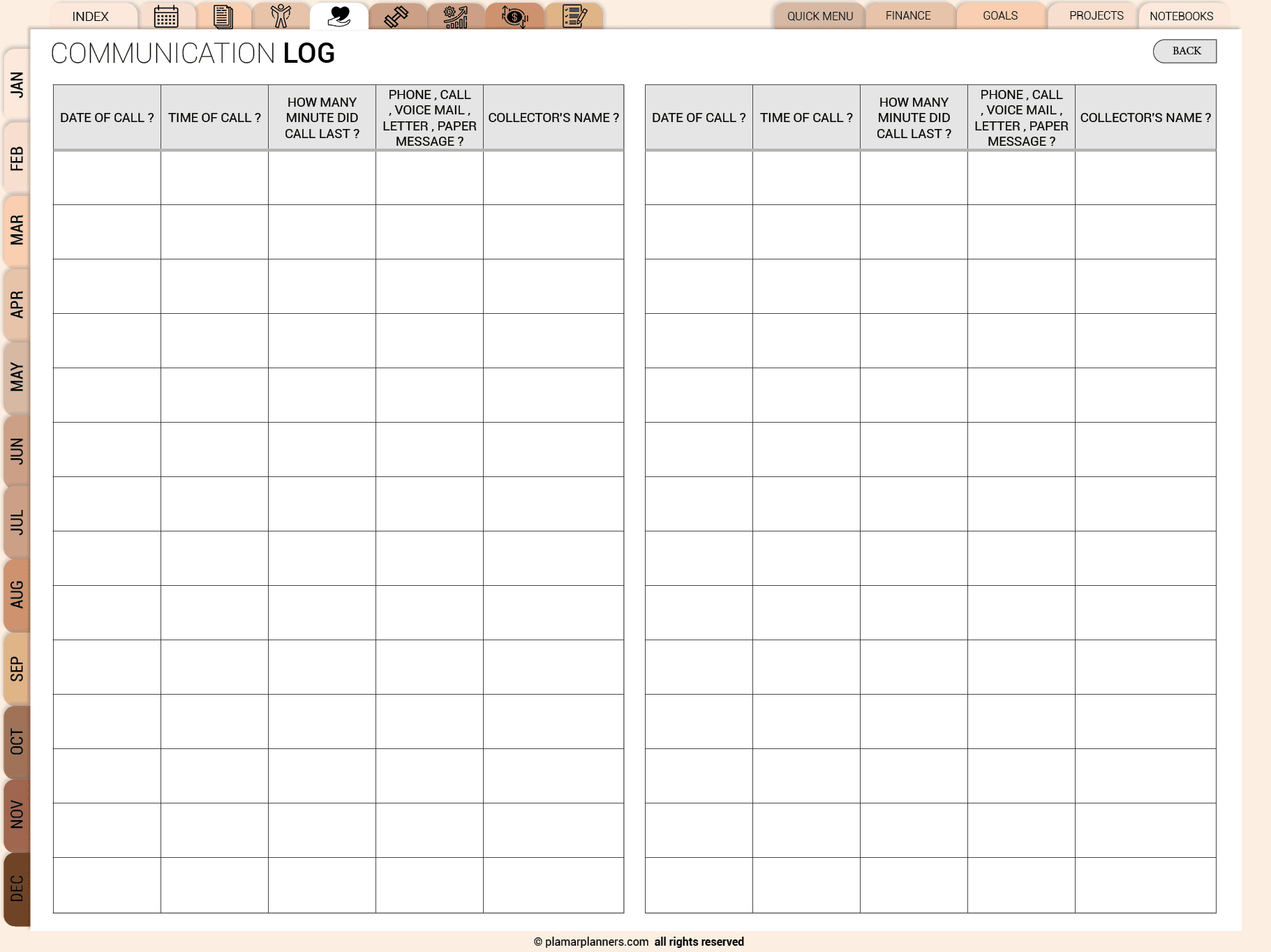 All Ine One Digital Planner