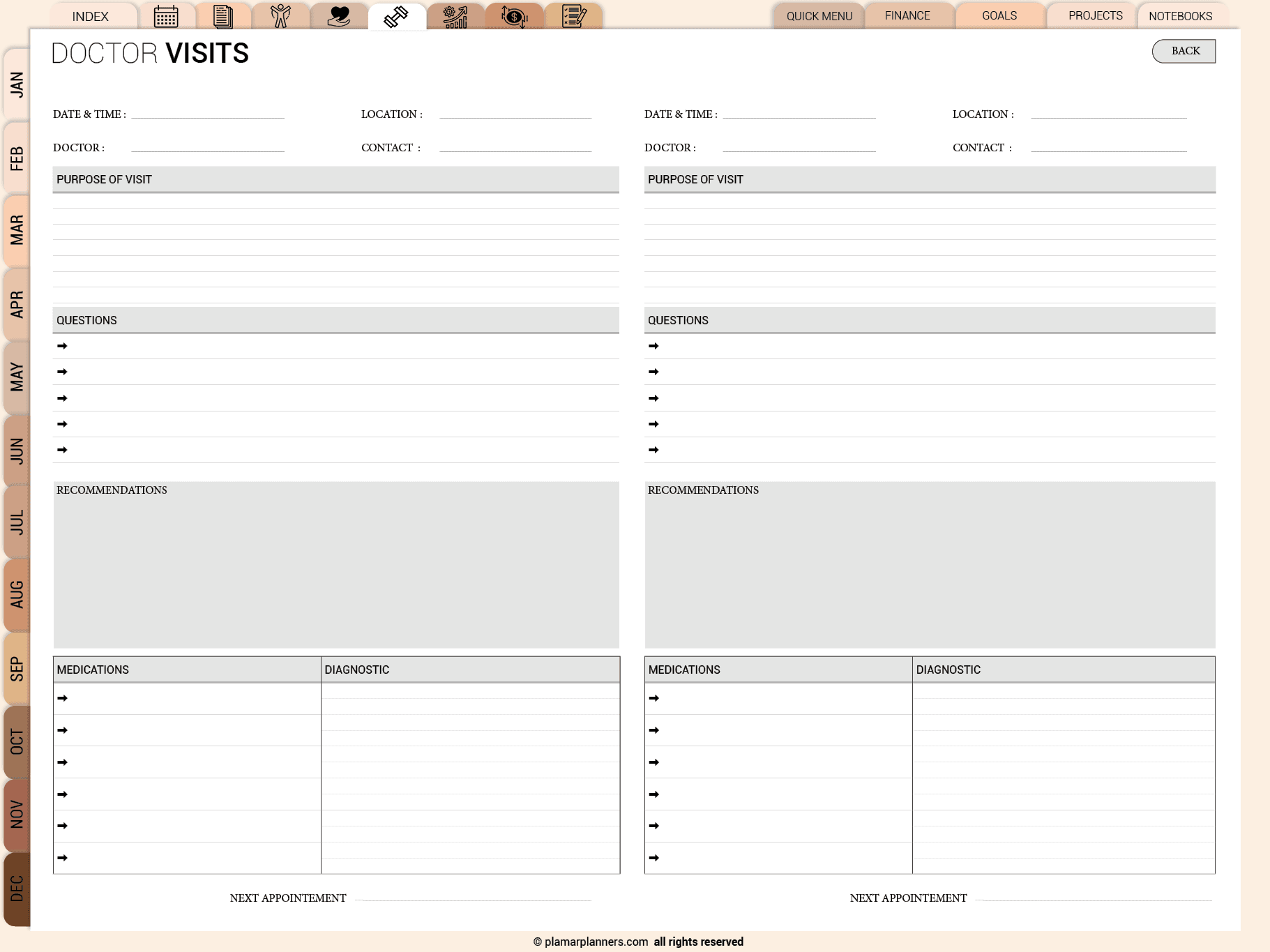 All Ine One Digital Planner