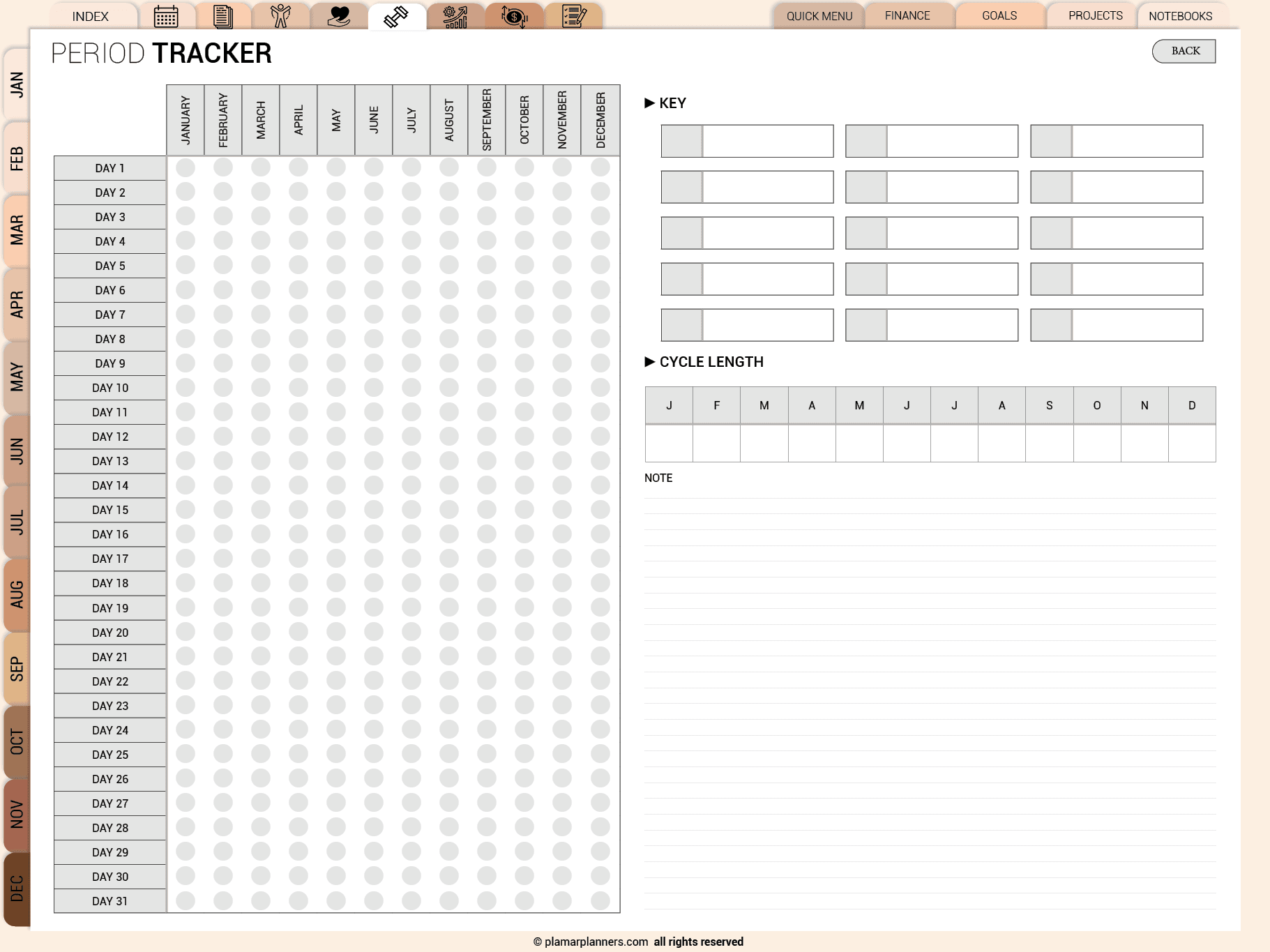All Ine One Digital Planner