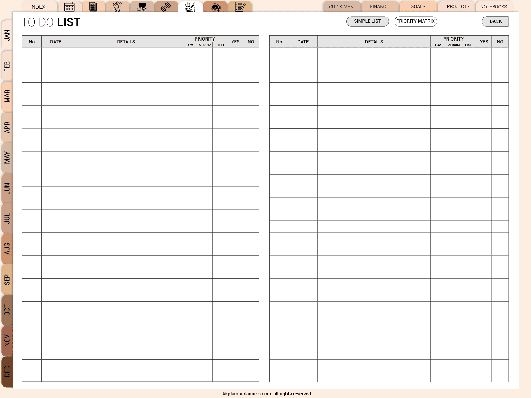 All Ine One Digital Planner