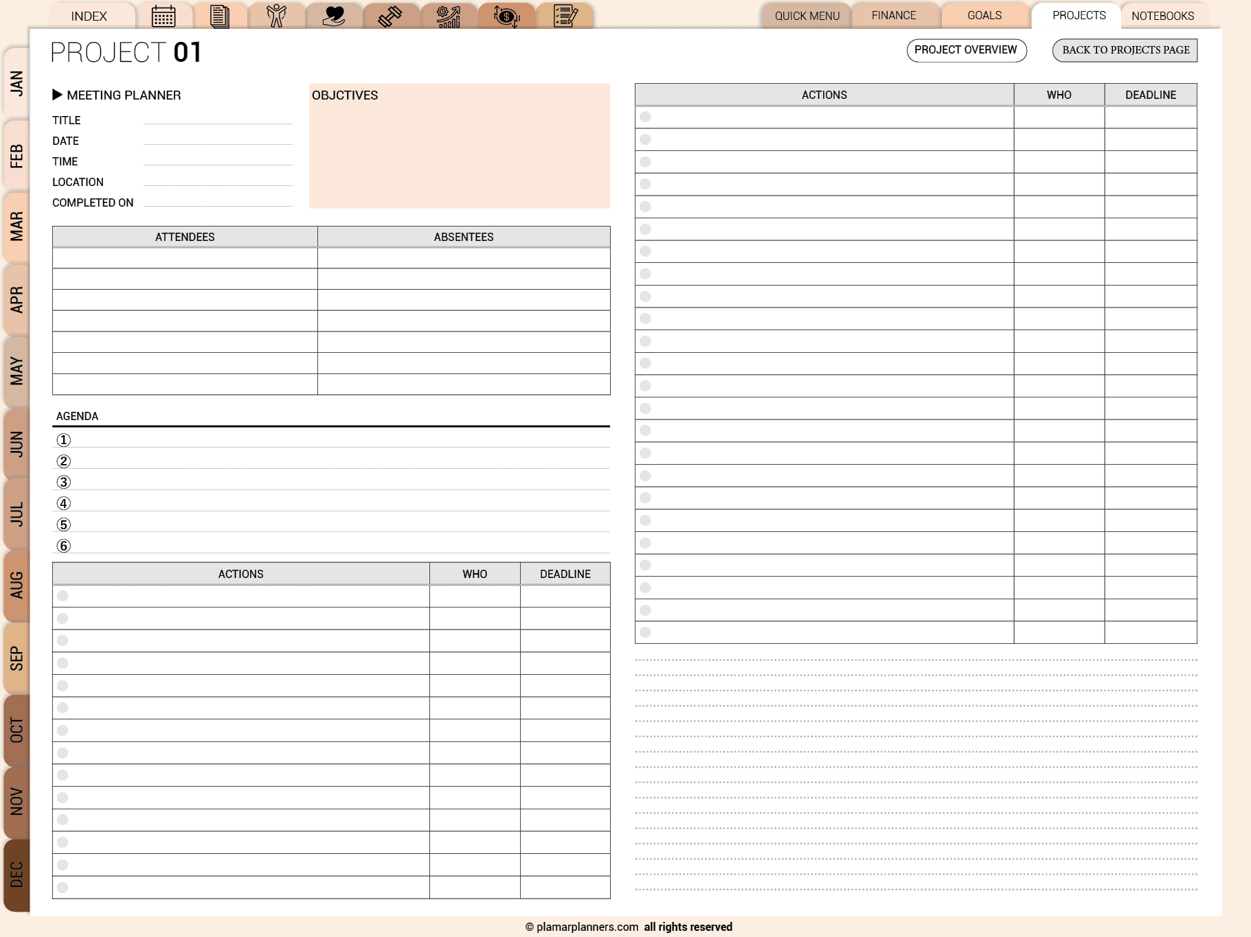 All Ine One Digital Planner