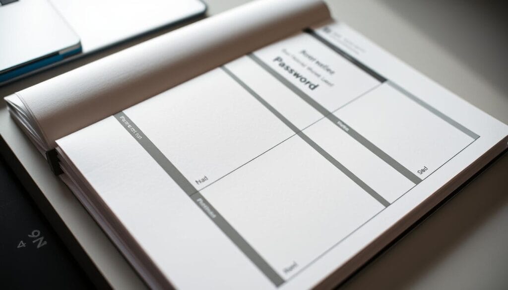Password Tracker planner with goodnotes app